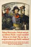Poles! Kosciuszko & Pulaski fought for the liberty of Poland & other nations–Follow their example–Enlist in the Polish Army!