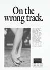 On the wrong track