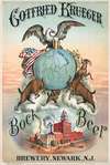 Gotfried Kruger brewery, Newark, N.J., Bock beer