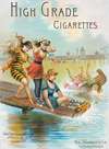 High grade cigarettes, water tobagganning scence at Ontario Beach, Rochester, NY