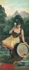 Bavarian highland beer girl
