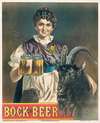 Bock Beer, original Bavarian beer girl & bock