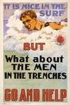 It is nice in the surf but what about the men in the trenches. Go and help