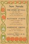 New novels, the story of Ulla … Mathhew Furth … Josephine Crewe