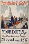 Remember your first thrill of American liberty Your duty – Buy United States government bonds