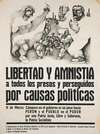 Afiche Libertad y amnistia