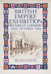 British Empire Exhibition, Wembley, London, April-October 1924; The Palace of industry from across the great lake