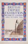 British Empire Exhibition, Wembley, London, April-October 1924; Work in progress, viewed from the stadium
