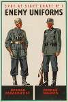 Spot at Sight Chart No. 1 – Enemy Uniforms – German Parachutist – German Soldier