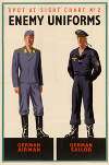 Spot at Sight Chart No. 2 – Enemy Uniforms – German Airman – German Sailor