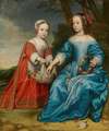 Double Portrait of Prince Willem III (1650- 1702) and his Aunt Maria,Princess of Orange (1642-1688) as Children