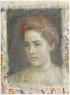 Portret van mejuffrouw Wiedenbruggen