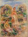 Standing Woman and Seated Woman in a Landscape (Une femme debout et une femme assise dans un paysage)