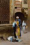 Merchant Before The Sabil Of Nafisa Al-bayda, Cairo