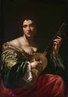 Woman Playing a Guitar