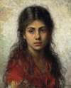 Girl With A Red Shawl
