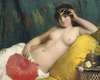 An Odalisque With A Red Fan