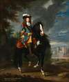 An Equestrian Portrait Of Henri François De Foix De Candalle