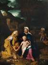 The Holy Family With Saint Elisabeth And The Infant John The Baptist