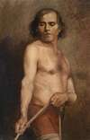 A Male Nude Standing
