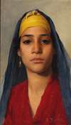 Portrait of a Young Egyptian Woman