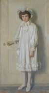 The Girl In White, Portrait Of Beatrice Harrison Aged Twelve