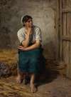 Paysanne Au Repos (Peasant Girl Resting)