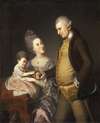 Portrait Of John And Elizabeth Lloyd Cadwalader And Their Daughter Anne