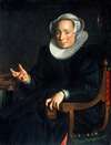 Portrait Of Christina Wtewael Van Halen (1568-1629)