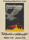 Affiche ter promotie van; Max Immelmann, Meine Kampfflüge, 1917