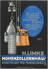 Die Special-Ausstellung in Elektrischen Beleuchtungskörpern (…) H. Limke. Hohenzollernhaus. Dortmund