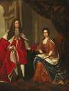 Portrait of Queen Anne of England and George Prince of Denmark