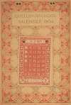 Kalender van de Quellinusschool voor december 1904