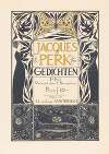 Jacques Perk, Gedichten, 1897