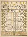 Kalenderblad voor april 1898