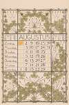 Kalenderblad voor augustus 1896