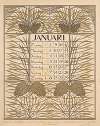 Kalenderblad voor januari 1898