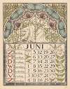 Kalenderblad voor juni 1898