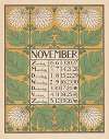 Kalenderblad voor november 1898