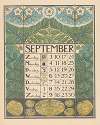 Kalenderblad voor september 1899