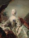 Louise, Frederik V’s First Queen in her Coronation Robes