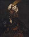 A Man Wearing a Turban and Armour