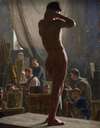 Male Nude in the Studio of Bonnat