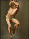 Male Figure. After Michelangelo’s ‘Last Judgement’ in the Sistine Chapel