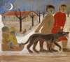 Study for a Mural; Children with Sledges