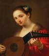 A Young Woman With Lute