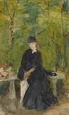 The Artist’s Sister Edma Seated In A Park