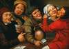 Peasants Carousing And Playing Cards
