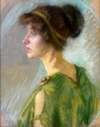 Young Woman in Green
