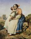An Italian Peasant Woman and Child